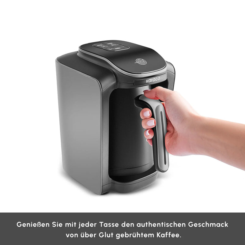 Karaca Hatır Neo S Mokkakocher mit Milchfunktion SPACE GRAY