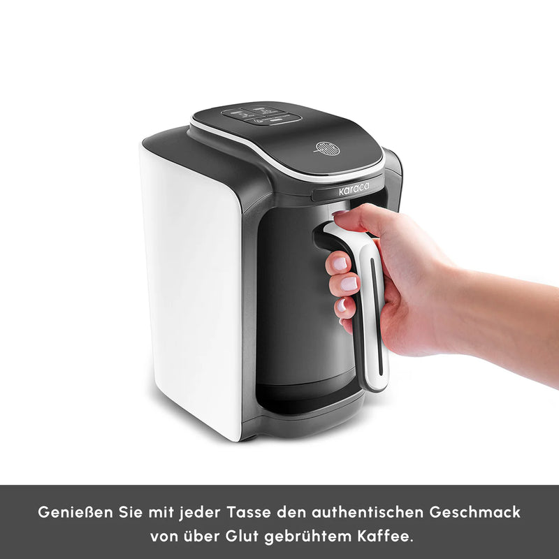 Karaca Hatır Neo S Mokkakocher mit Milchfunktion PORCELAIN WHITE