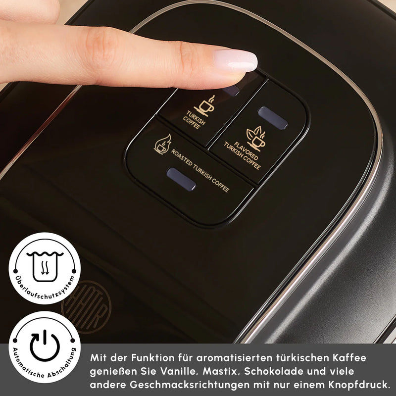 Karaca Hatır Neo INOX Mokkakocher mit Edelstahl Kanne