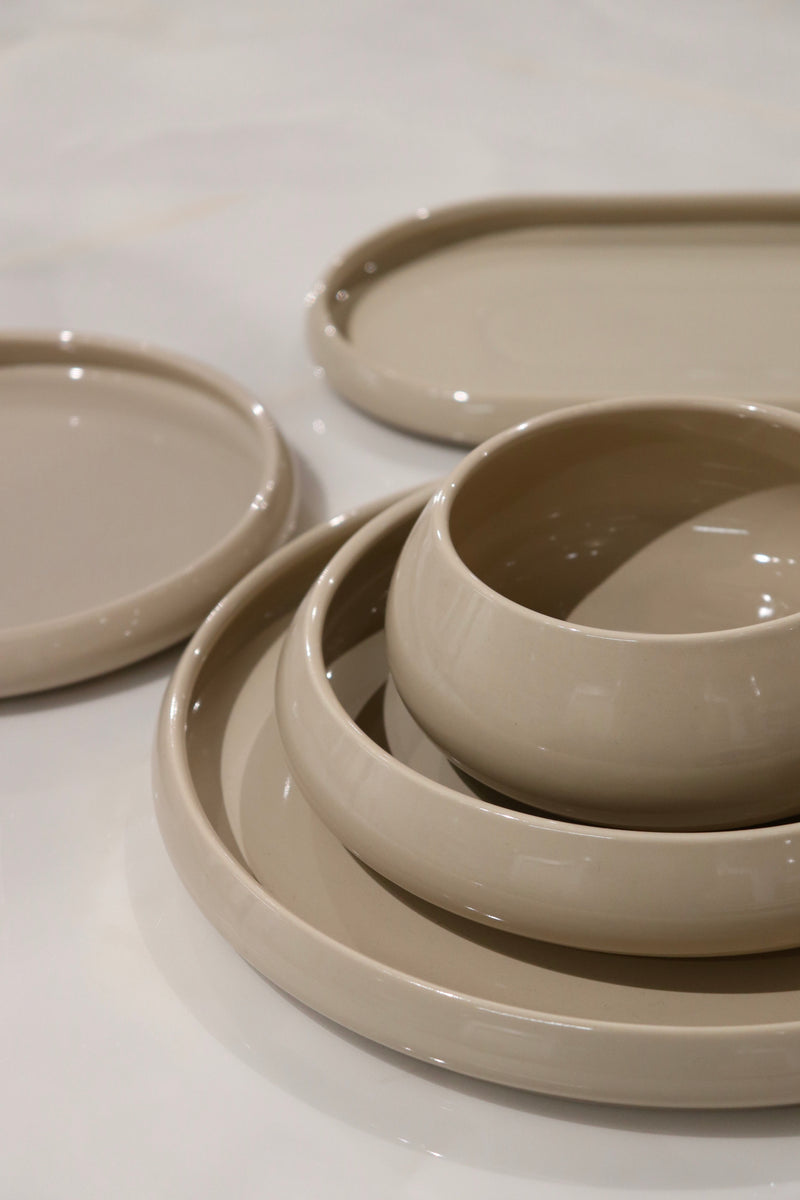 Bondy Beige 25 teiliges Tafelservice für 6 Personen