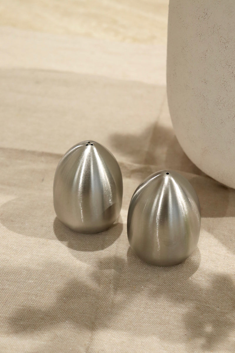 Lunar Edelstahl Salz- und Pfefferstreuer Set