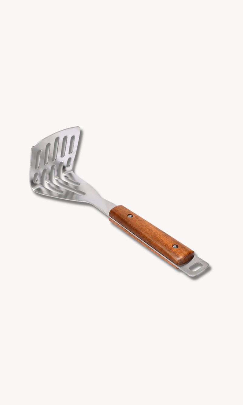 Edelstahl Kartoffelstampfer mit Akazie Griff