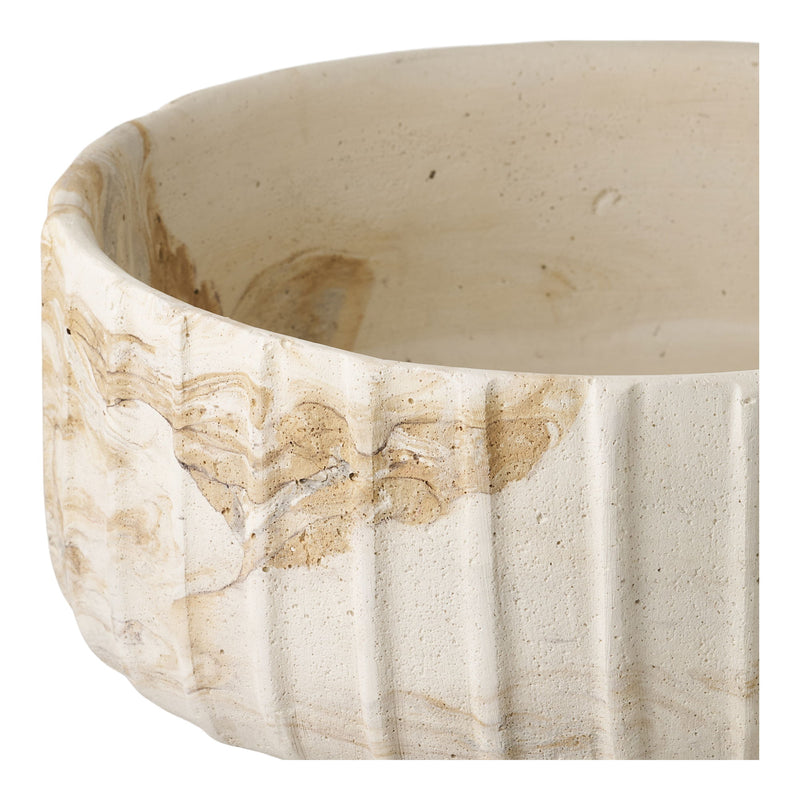 Vase Cement Braun/Beige 18,5cm