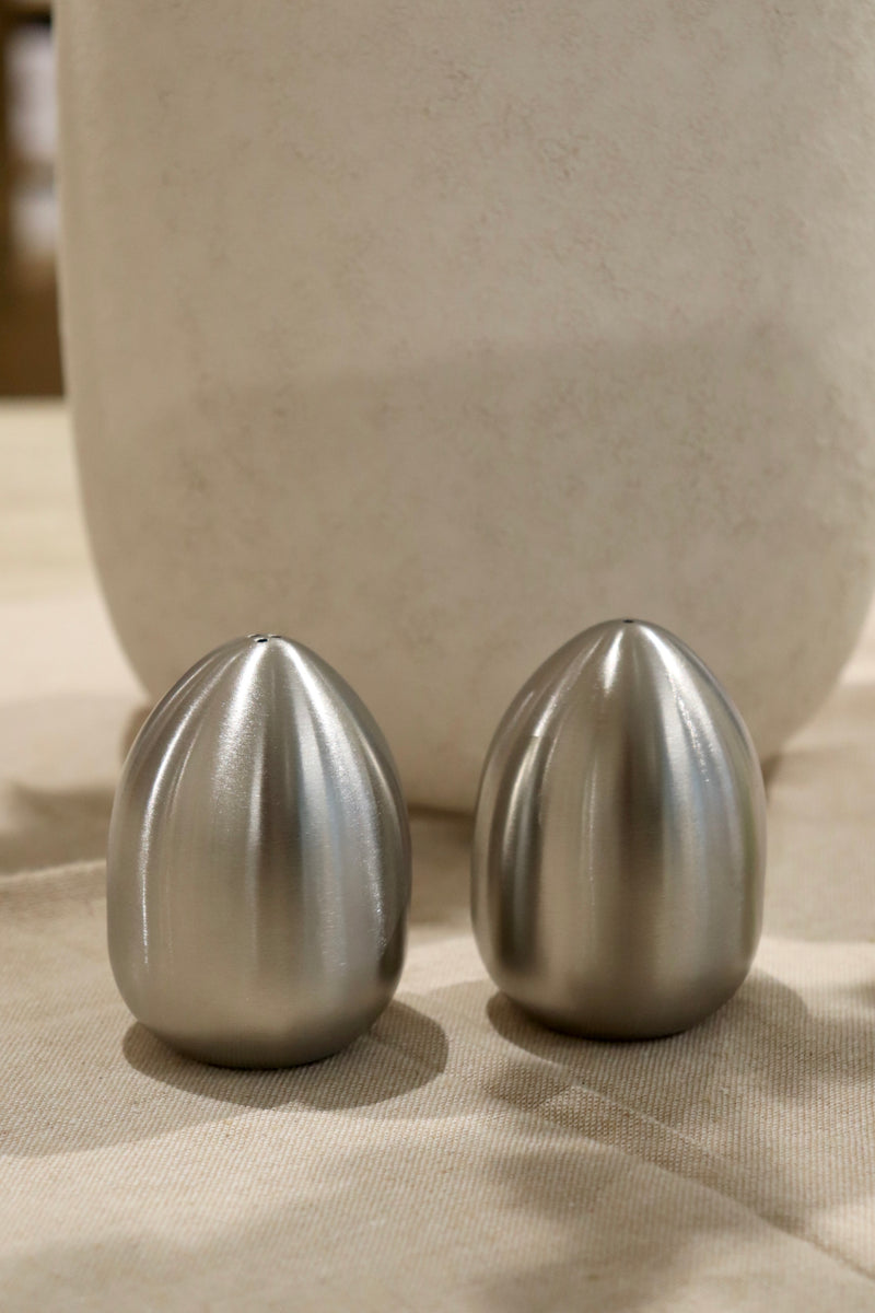 Lunar Edelstahl Salz- und Pfefferstreuer Set