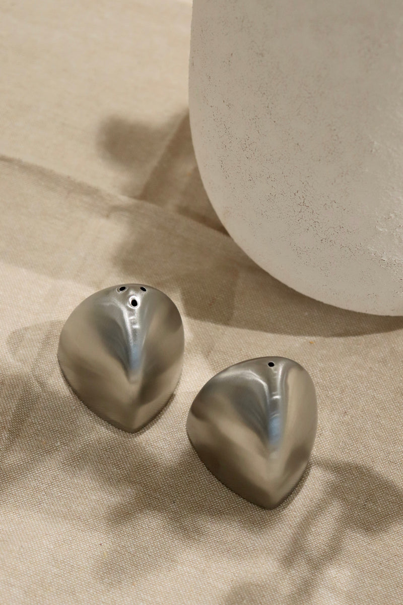 Lunar Edelstahl Salz- und Pfefferstreuer Set