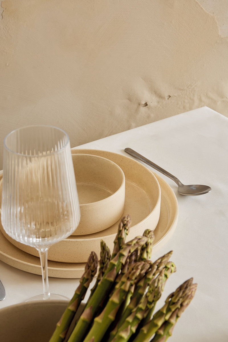 Granit Beige 25 teiliges Tafelservice für 6 Personen