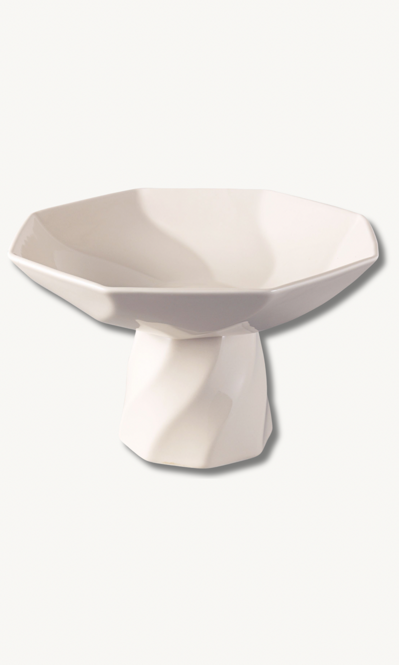 Imera Beige Obstschale auf Fuß 26,5cm
