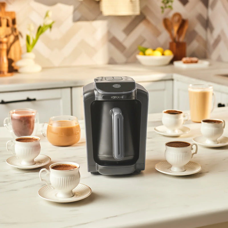 Karaca Hatır Neo S Mokkakocher mit Milchfunktion SPACE GRAY