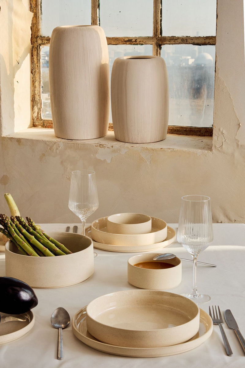 Granit Beige 25 teiliges Tafelservice für 6 Personen