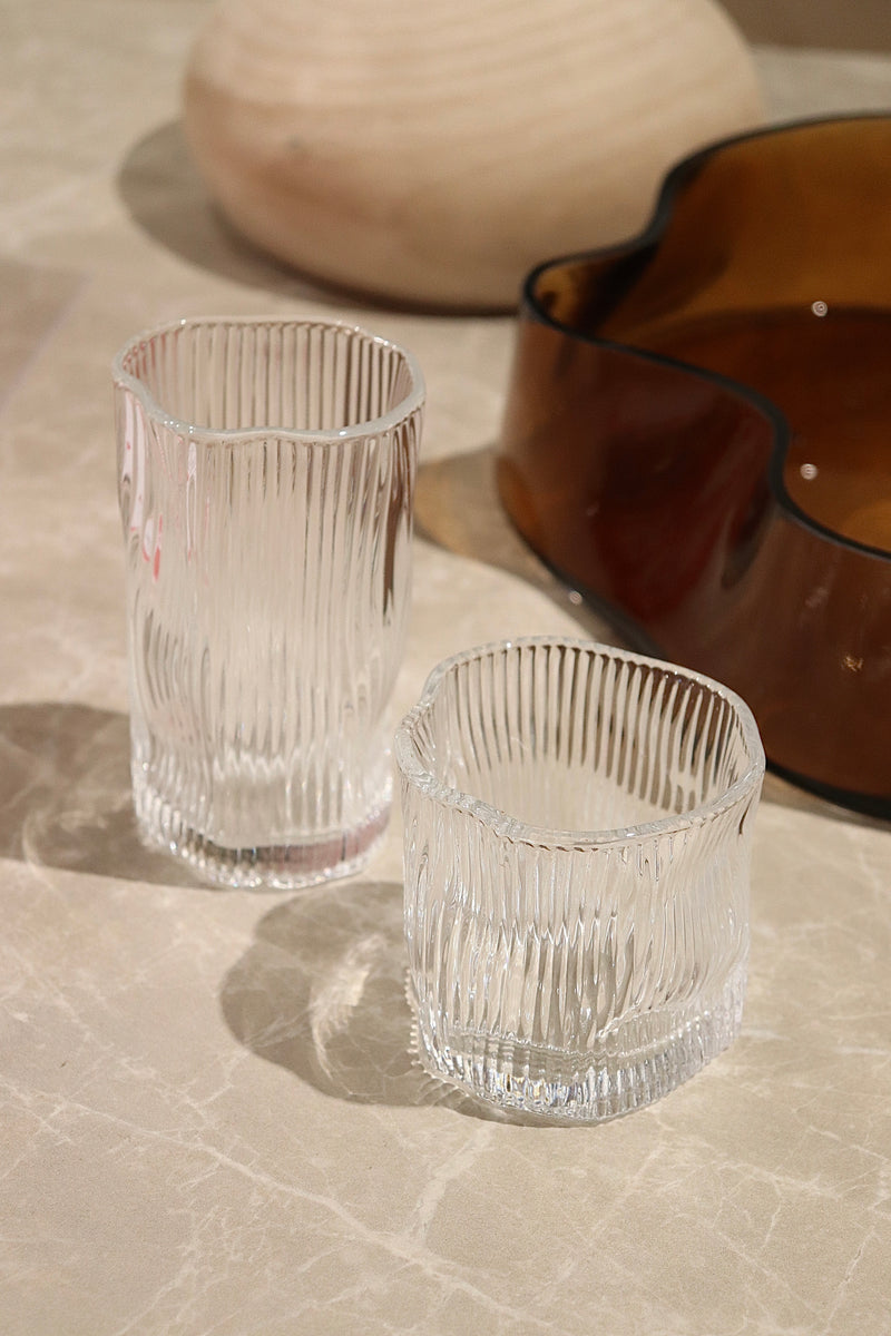 Wave Ripple Long Trinkglas 6er Set