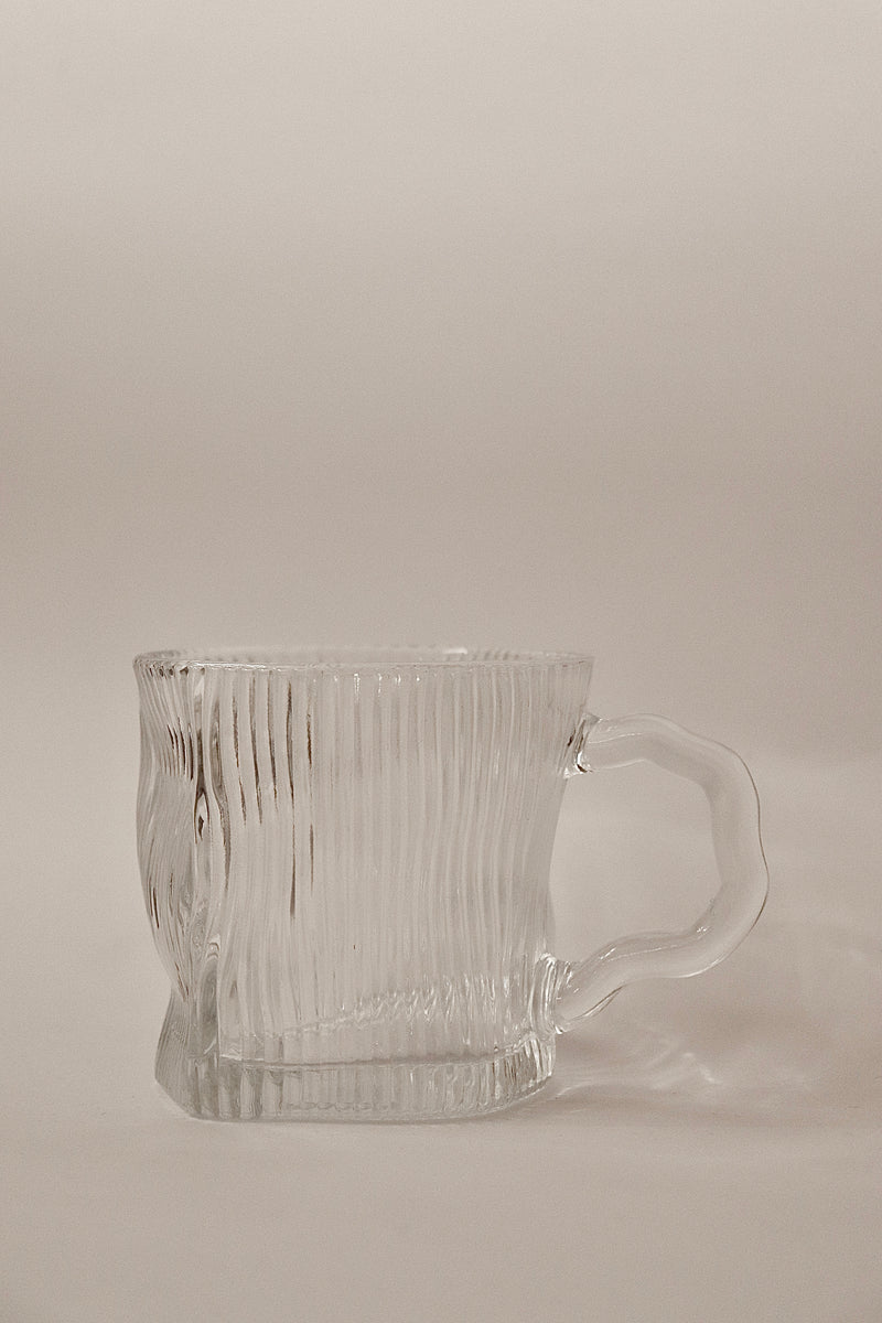 Wave Ripple Henkelglas Set 245ml 6 tlg.
