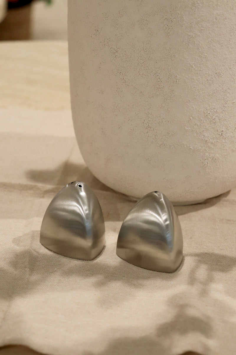 Lunar Edelstahl Salz- und Pfefferstreuer Set