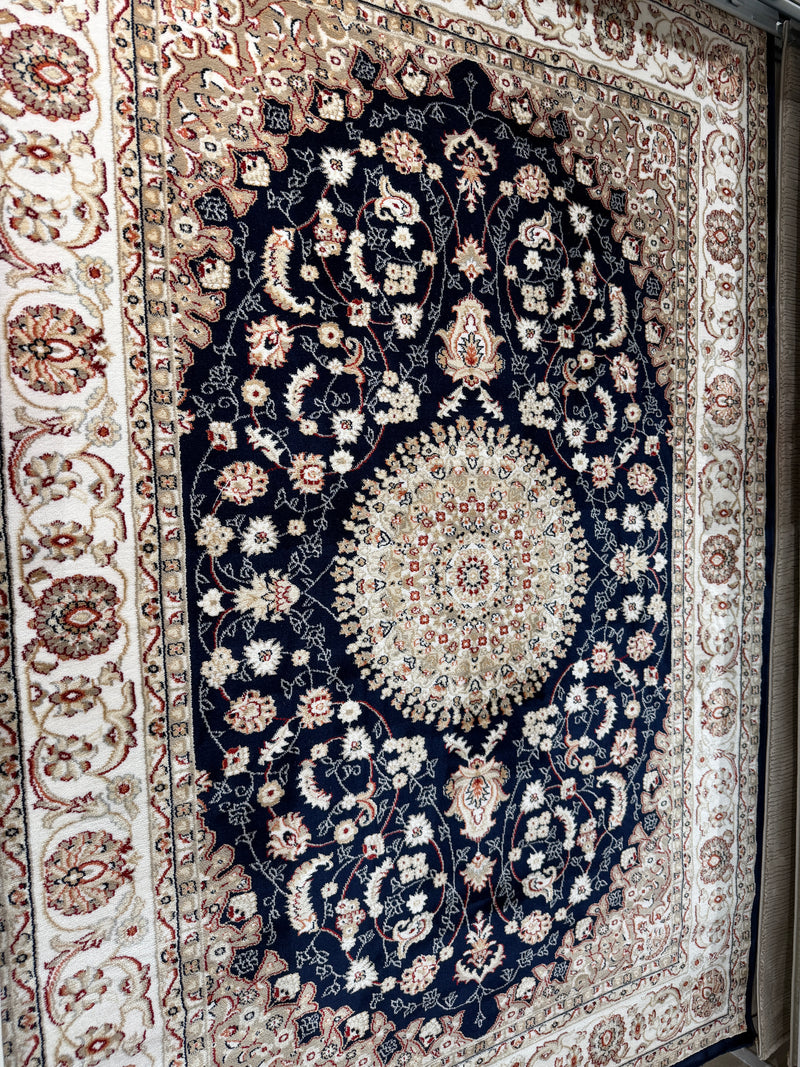 Merinos Teppich Dubai Deluxe 56253 135- Blue