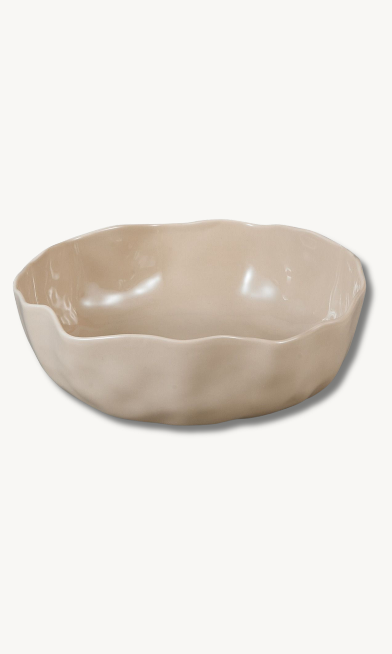 Angles Beige Servierschüssel 22,5cm