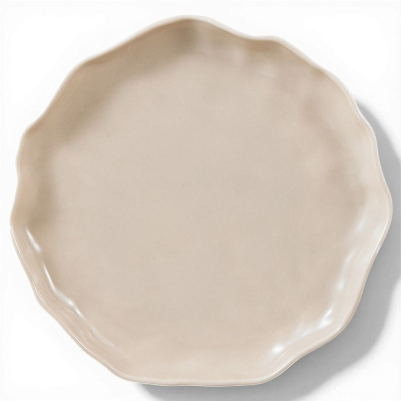 Angles Beige 27 teiliges Tafelservice für 6 Personen