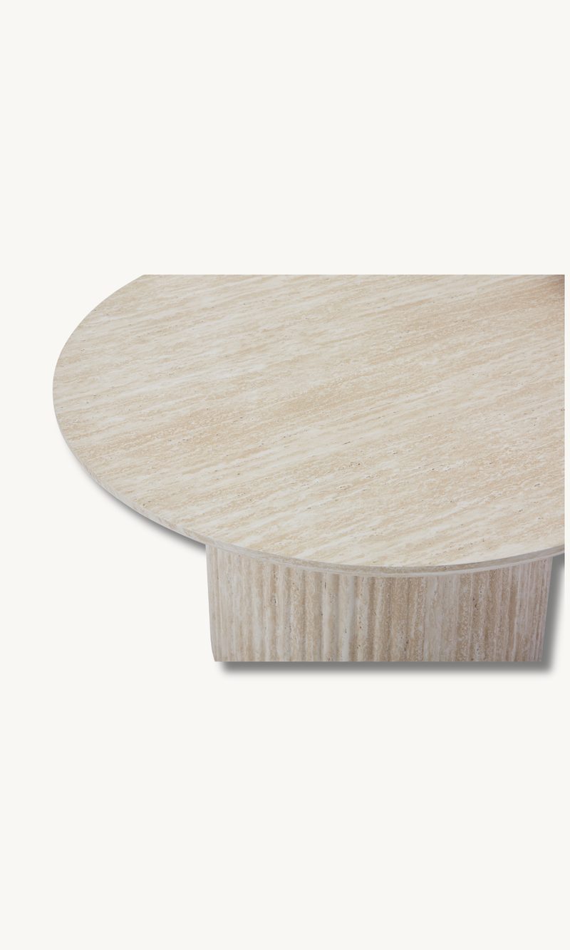 2er Set Couchtisch mit Sandsteinoptik