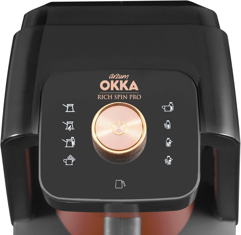 Arzum Okka Rich Spin Pro Elektrischer Mokkakocher Copper