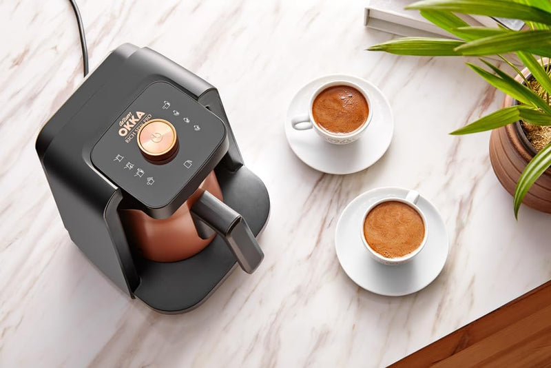 Arzum Okka Rich Spin Pro Elektrischer Mokkakocher Copper