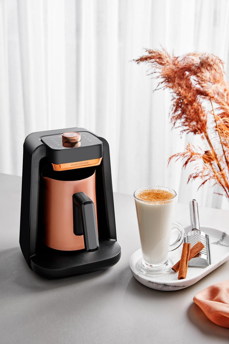 Arzum Okka Rich Spin Pro Elektrischer Mokkakocher Copper