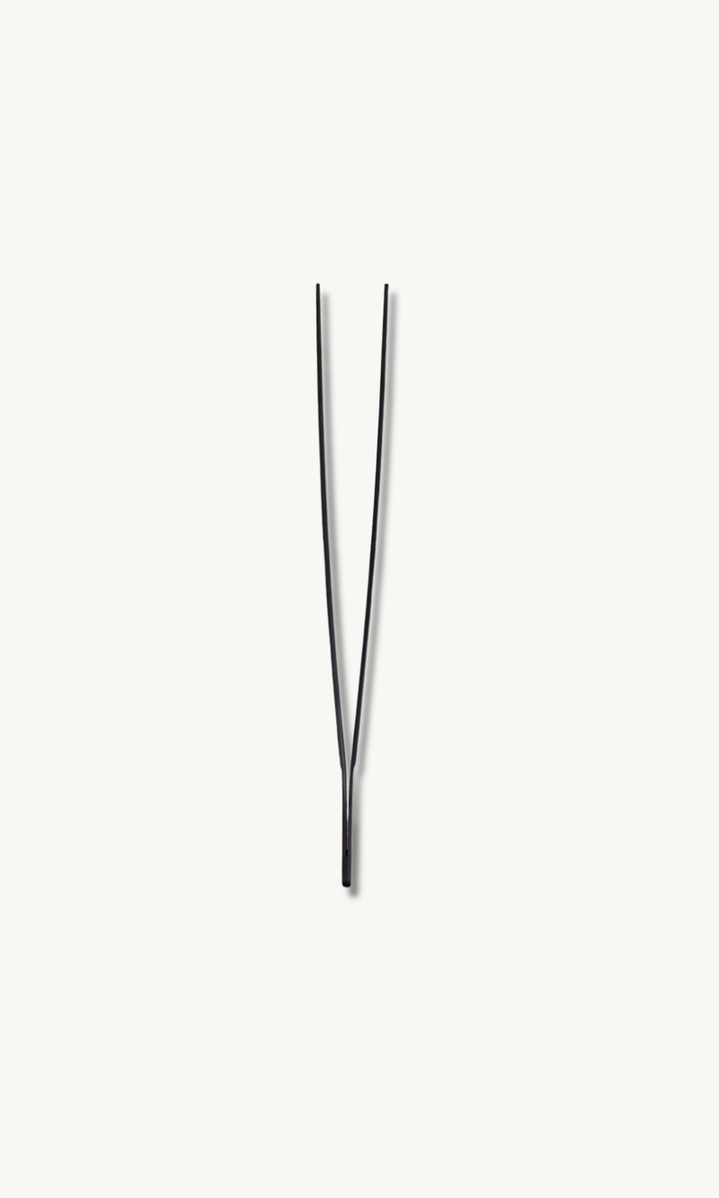 Edelstahl Gril-/Bratpinzette Schwarz 30cm