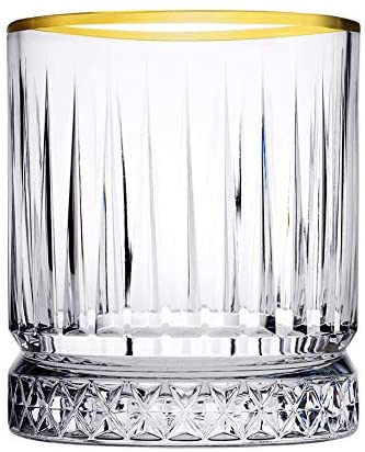 Pasabahce Elysia Golden Touch 4 teilig Trinkglas 355ml