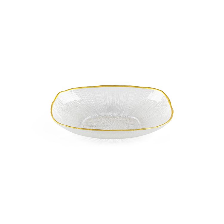 Rexy Transparent-Gold Servierschale 15cm