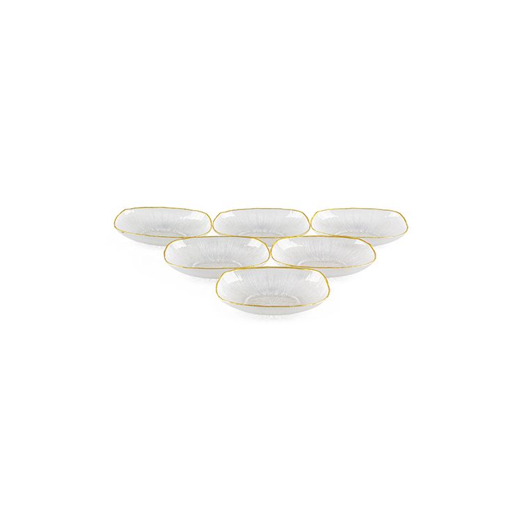 Rexy Transparent-Gold Servierschale 15cm