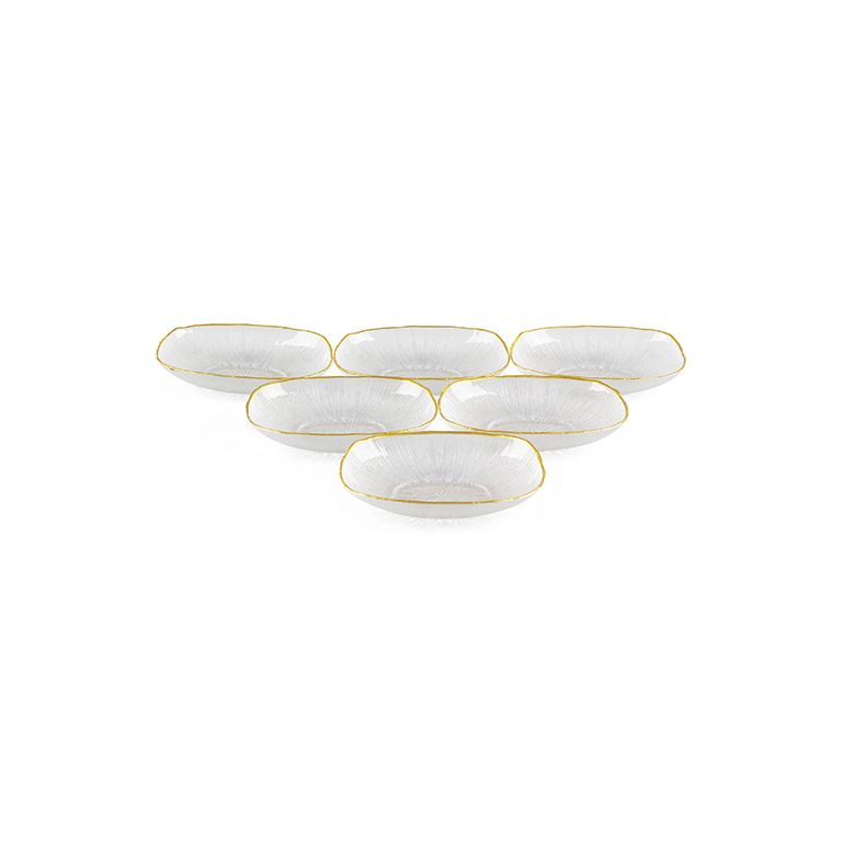 Rexy Transparent-Gold Servierschale 20cm