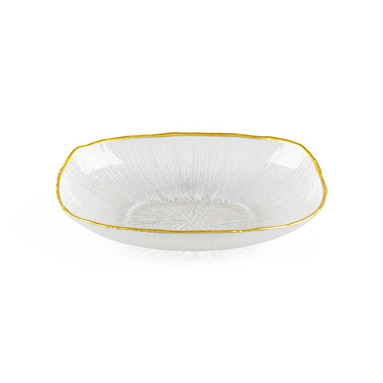 Rexy Transparent-Gold Servierschale 25cm