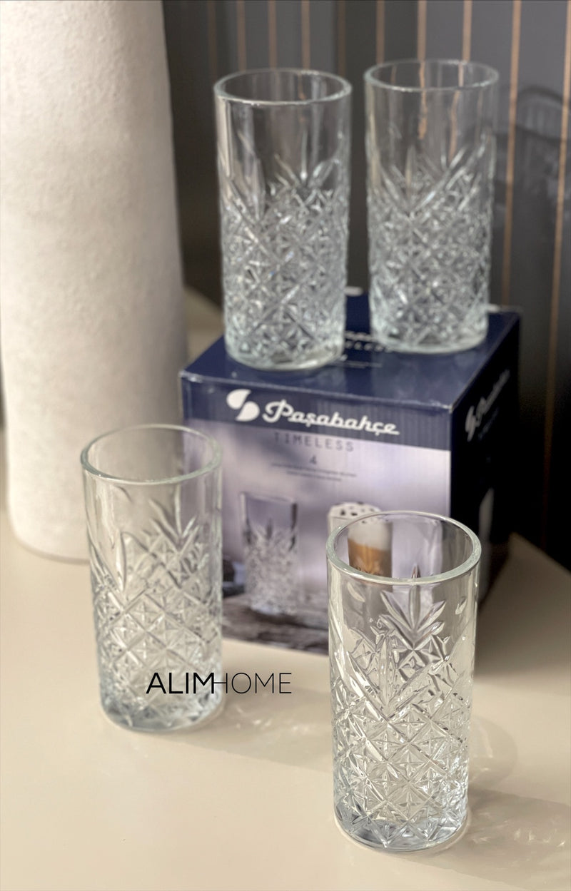 Pasabahce Timeless 4 teilig Longdrinkglas 295ml